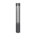 Turbo 42" Outdoor Bollard in Charcoal