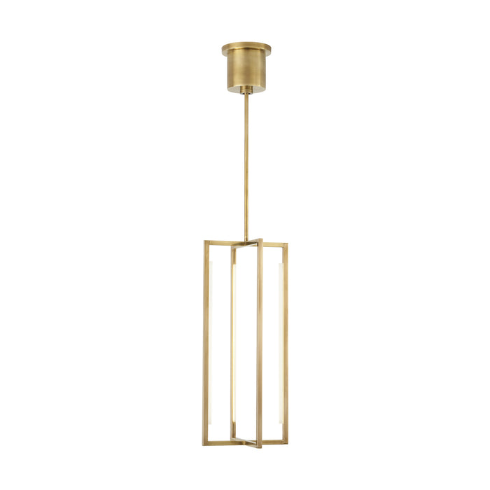 Kenway 25" Pendant in Natural Brass