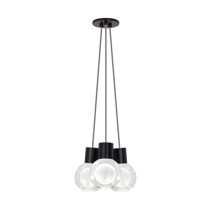 Mina 3-Light Pendant in Black