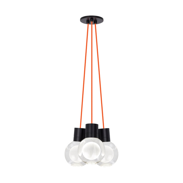 Mina 3-Light Pendant in Black