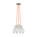 Mina 3-Light Pendant in Satin Nickel