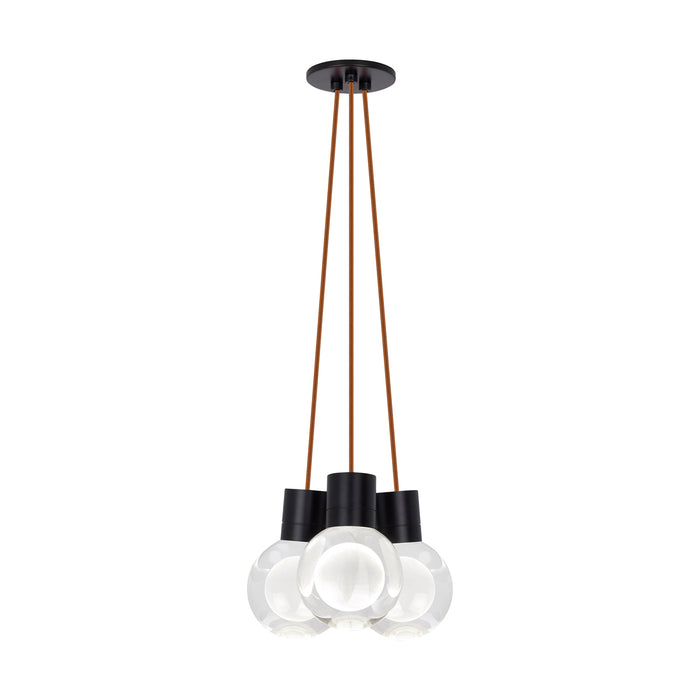 Mina 3-Light Pendant in Black