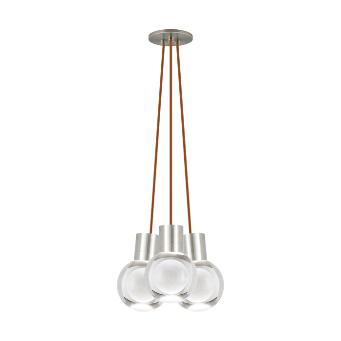 Mina 3-Light Pendant in Satin Nickel