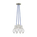 Mina 3-Light Pendant in Satin Nickel