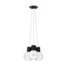 Mina 3-Light Pendant in Black