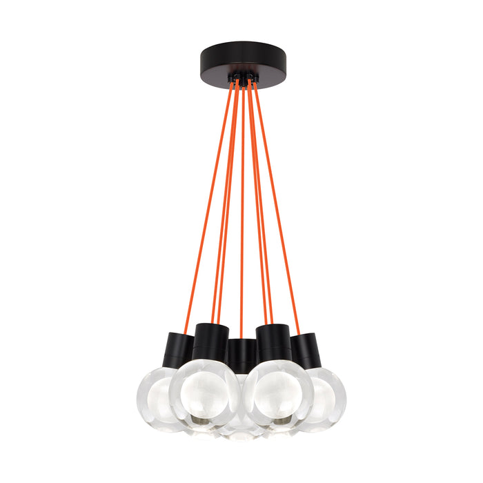 Mina 7-Light Pendant in Black