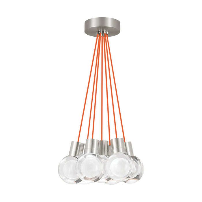 Mina 7-Light Pendant in Satin Nickel