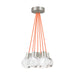 Mina 7-Light Pendant in Satin Nickel