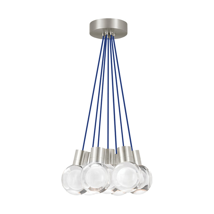 Mina 7-Light Pendant in Satin Nickel