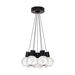 Mina 7-Light Pendant in Black