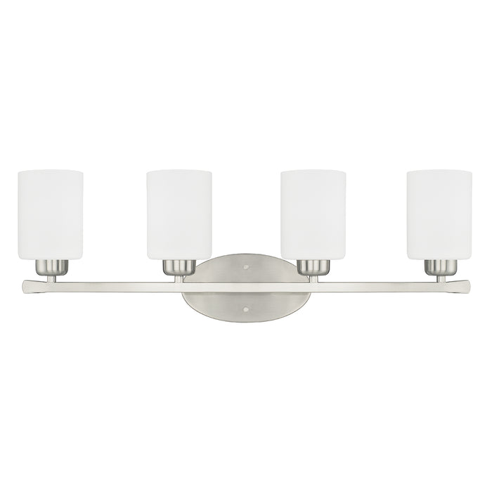 Dixon Four Light Vanity in Brushed Nickel