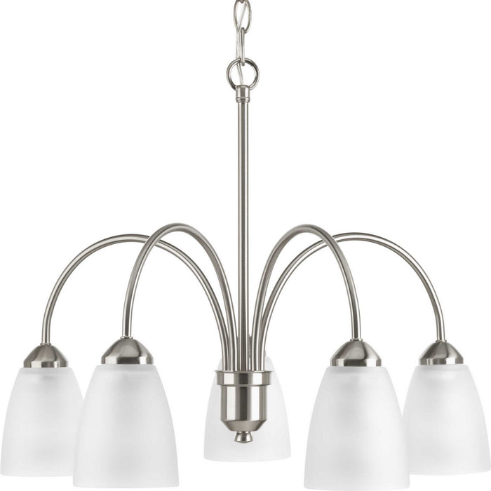 Gather 5-Light Chandelier in Brushed Nickel