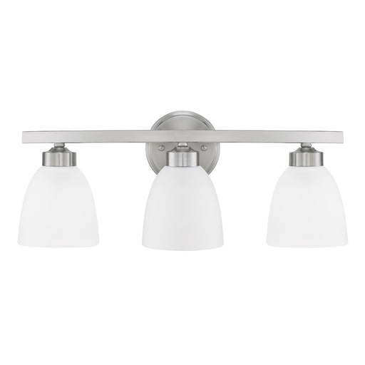 Jameson Three Light Vanity in Brushed Nickel