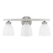 Jameson Three Light Vanity in Brushed Nickel