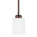 Dixon One Light Pendant in Bronze