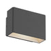 Vello 1-Light Outdoor Wall Mount in Graphite Grey