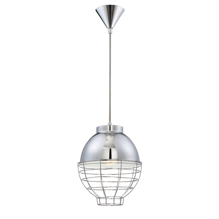 Brampton 1-Light Pendant in Chrome - Lamps Expo