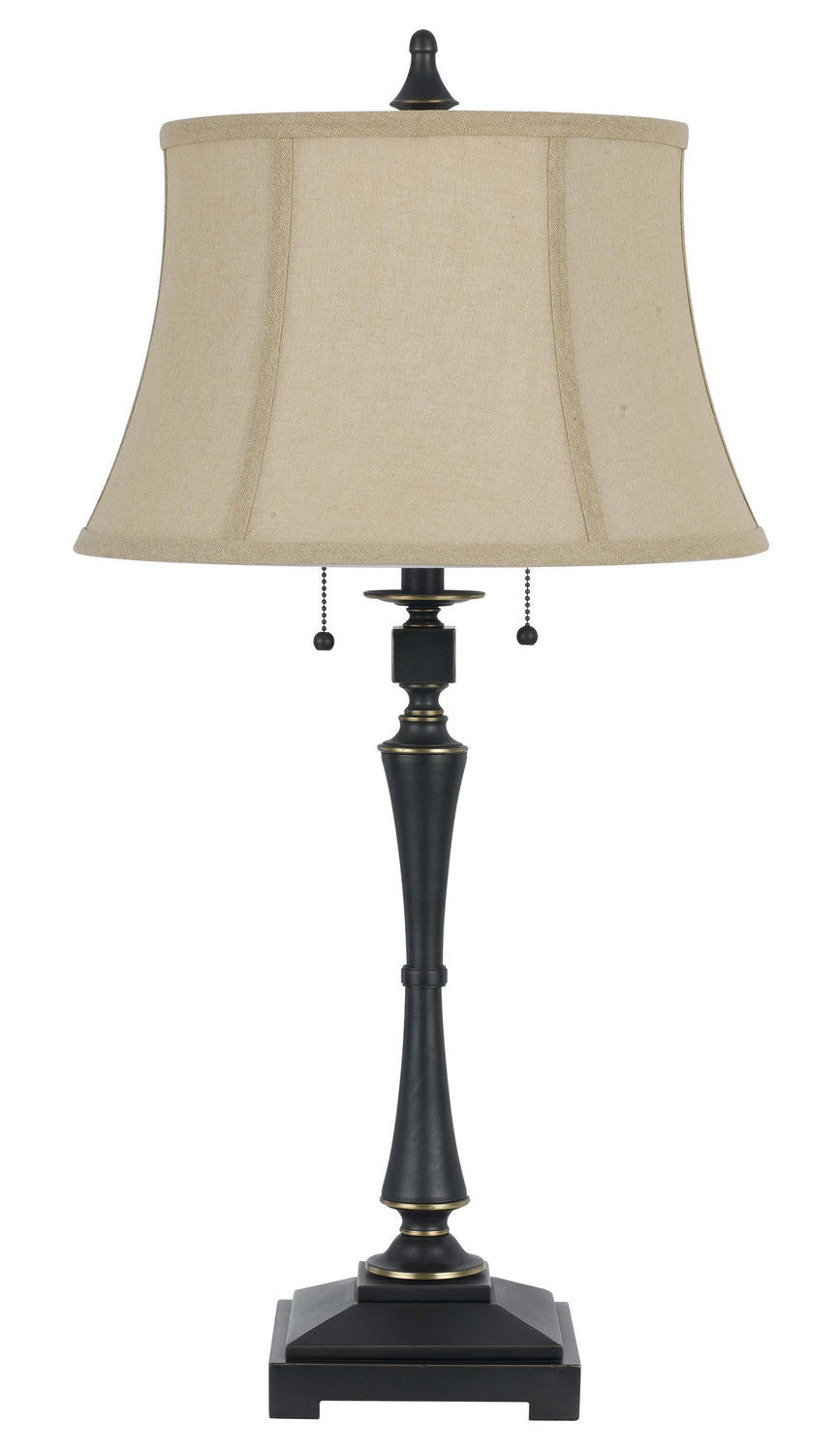 CAL Lighting (BO-2443TB) Madison 2-Light Table Lamp