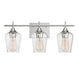 Octave 3-Light Bath Vanity in Polished Chrome