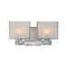 Hartsdale 2 Light Bath Bracket in Polished Nickel