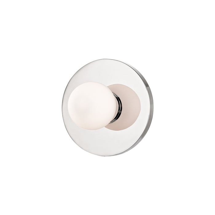Taft 1 Light Wall Sconce in Polished Nickel