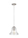 Doyle One Light Mini-Pendant in Satin Nickel with Clear�Glass