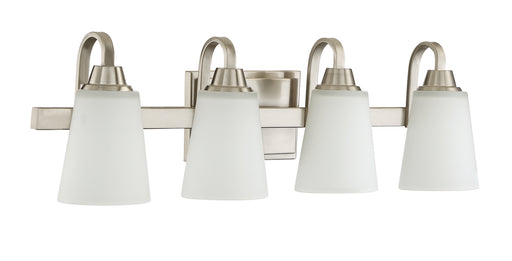 Grace 4-Light Vanity Light in Brushed Polished Nickel