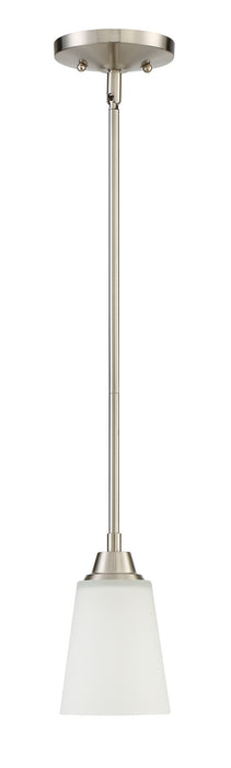 Grace 1-Light Mini Pendant in Brushed Polished Nickel