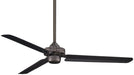 Steal 54" Ceiling Fan in Gun Metal