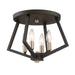 Breezy Point Flush Mount In Bronze