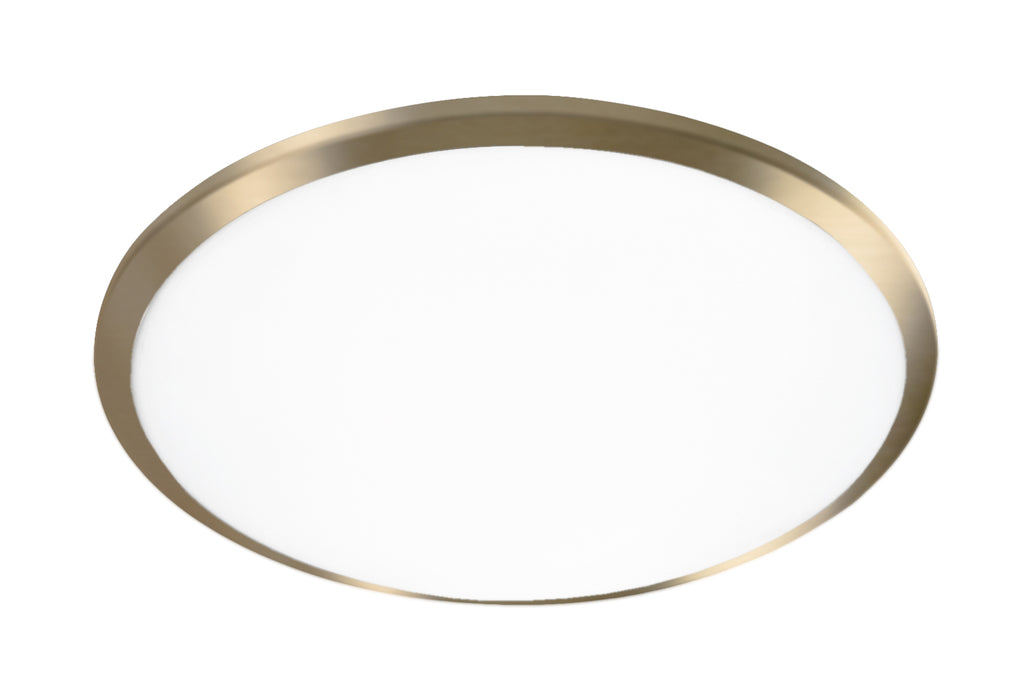 Malta Flush Mount in  Brass