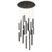 Santana 18-Light Chandelier in Black