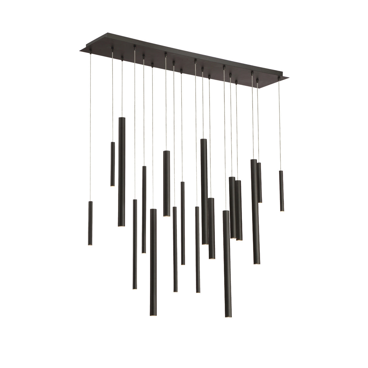 Santana 18-Light Chandelier in Black