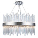 Dallas 16-Light Chandelier in Chrome with Clear Royal Cut Crystal