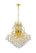 Toureg 11-Light Chandelier in Gold with Clear Royal Cut Crystal