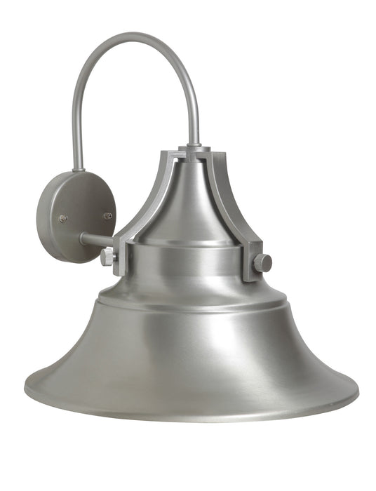 Union 1-Light Wall Lantern in Satin Aluminum