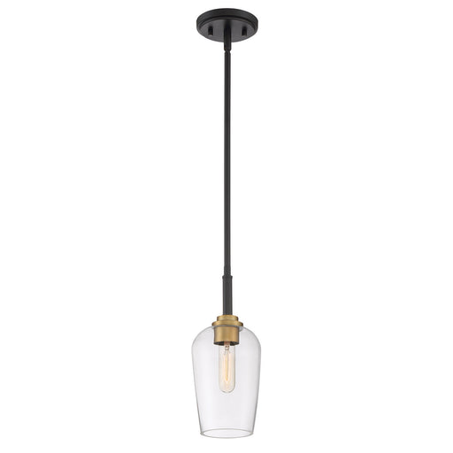 Sagamore 1-Light Mini Pendant in Earth Black