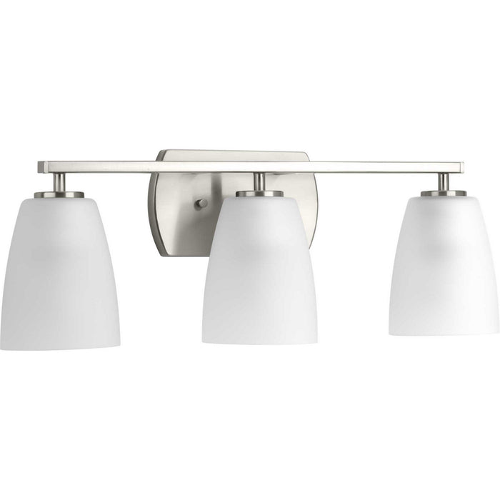 Leap 3-Light Bath & Vanity Lighting in Brushed Nickel