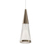 Malabar Down Pendant in Brass