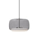 Enkel Down Pendant in Smoked/ Nickel