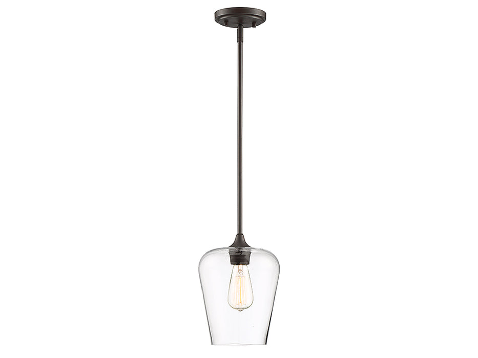 Octave 1-Light Pendant in English Bronze