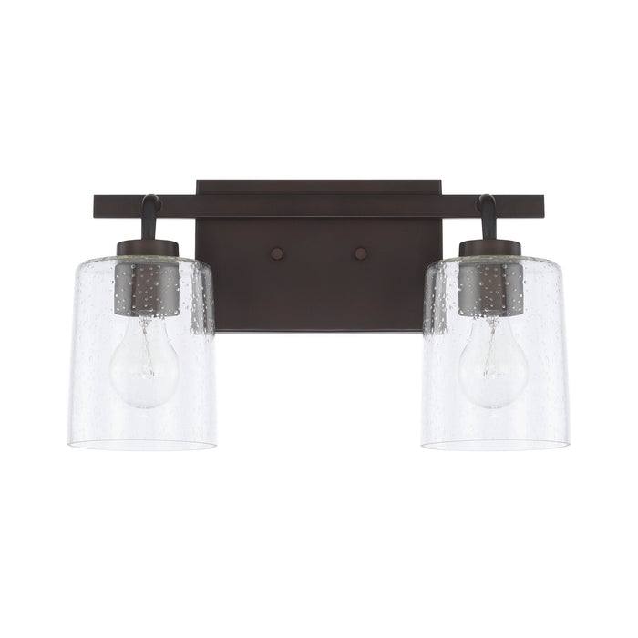 Greyson Two Light Vanity in Bronze