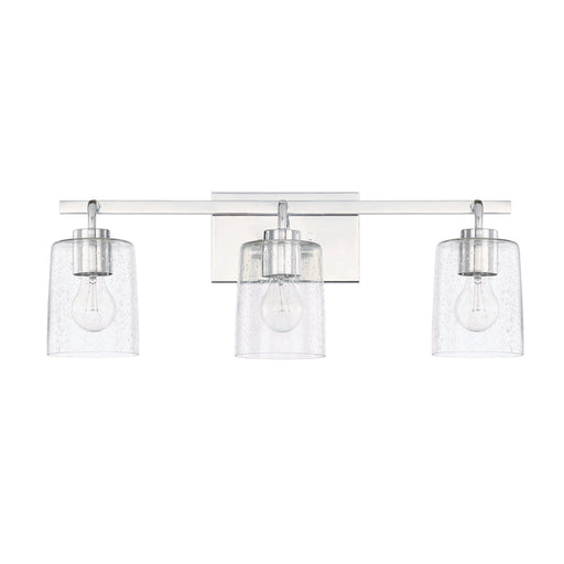 Greyson Three Light Vanity in Chrome