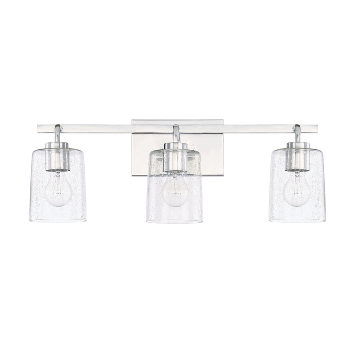 Greyson Three Light Vanity in Chrome