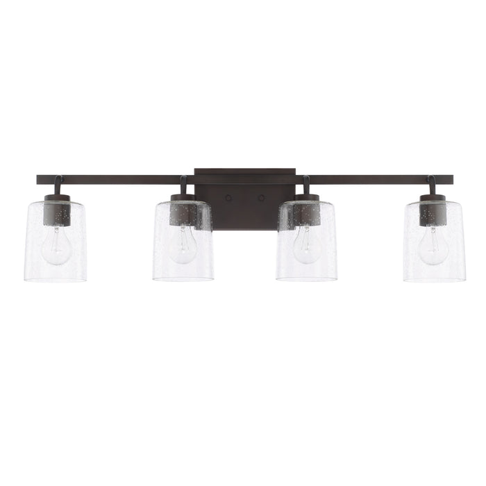 Greyson Four Light Vanity in Bronze