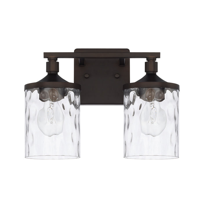 Colton Two Light Vanity in Bronze