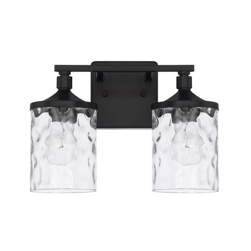 Colton Two Light Vanity in Matte Black