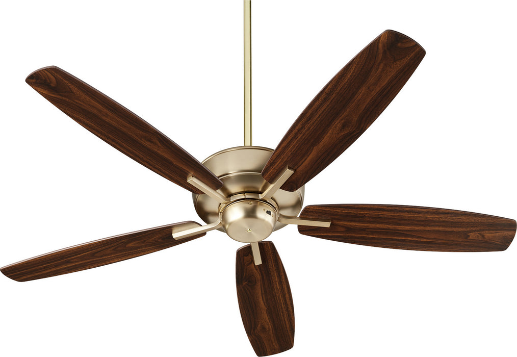 Breeze Transitional Ceiling Fan in Aged Brass