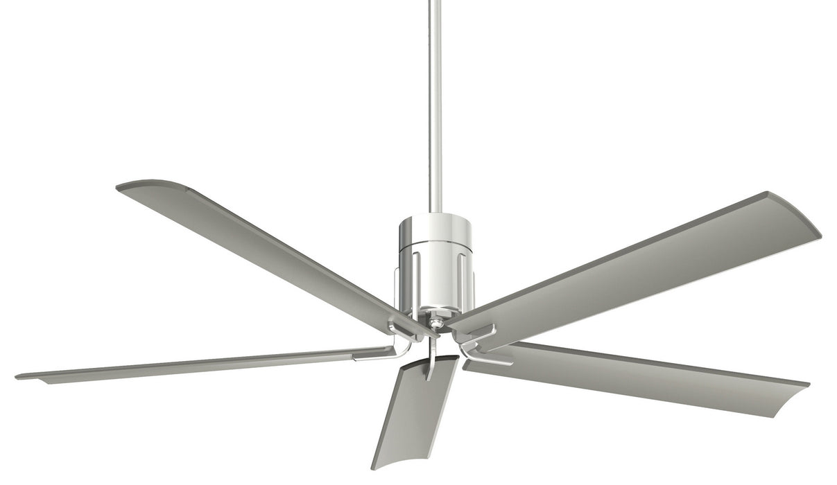 Clean 60" Ceiling Fan in Polished Nickel