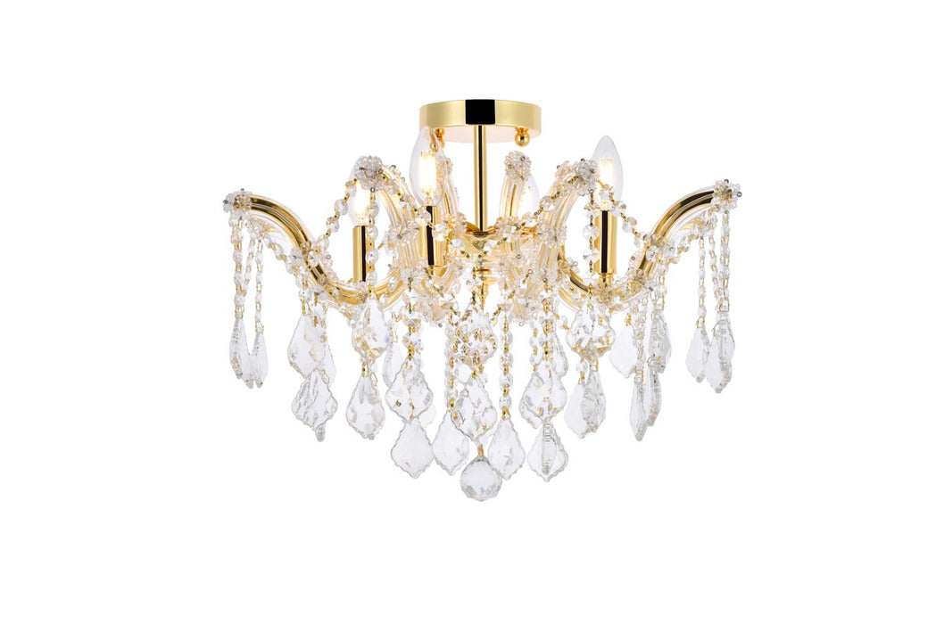 Maria Theresa 4-Light Flush Mount - Lamps Expo